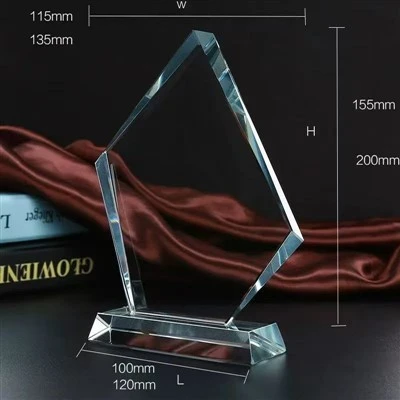 Plain Glass Trophy